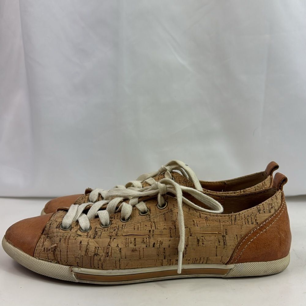 Kork-ease Silvia Brown Cork Leather Women's Sneakers - Picture 6 of 16